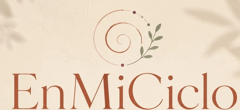 EnMiCiclo logo con diseño espiral y hojas
